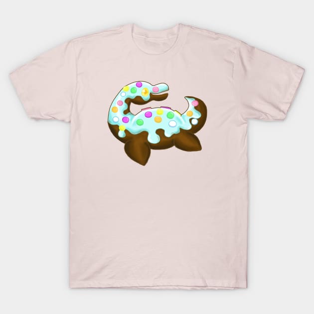 Cake Pop Loch Ness Monster T-Shirt by SugarDrake